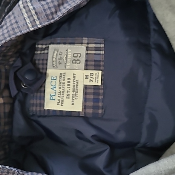 Children's Place boy's 2in1 winter jacket size Medium 7/8 - Picture 9 of 14